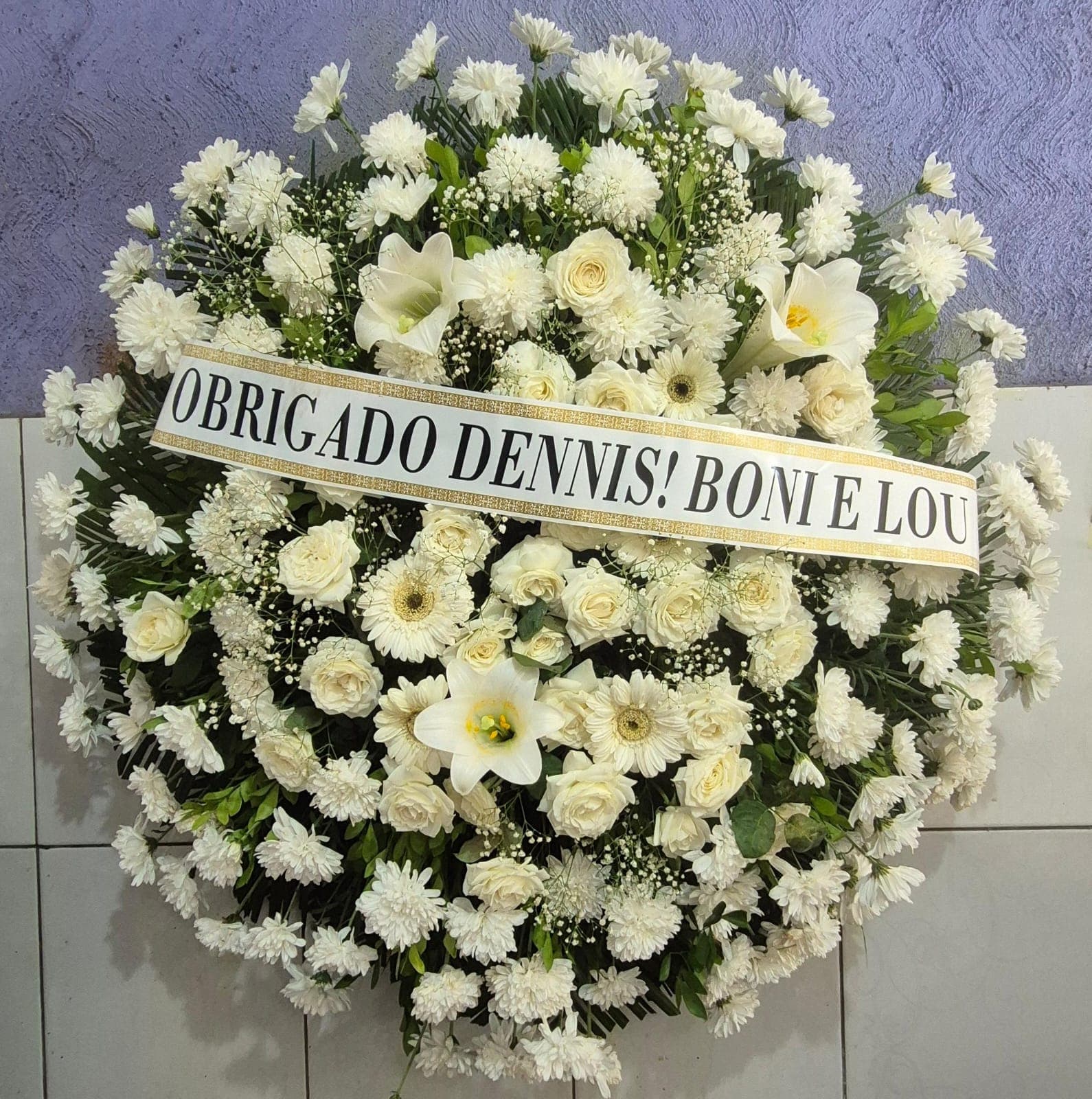 Coroa de flores C17